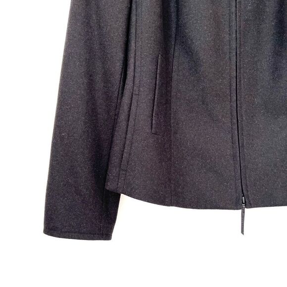 Akris Punto Wool Angora Zip Up Jacket - Picture 4 of 10